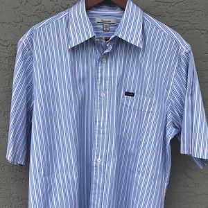 Faconnable Short-Sleeve Casual Button Shirt - XL